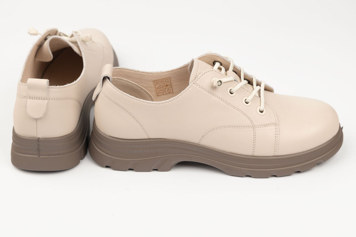 Pantofi damă piele naturală BETINA 2601-16 Crem