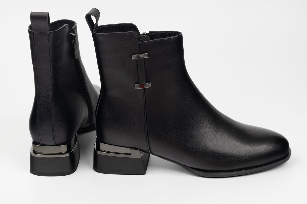 Ghete damă piele naturală BETINA 111 N box (35-41)