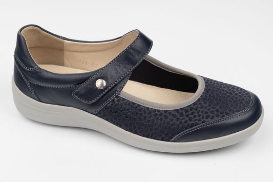 Pantofi damă piele naturală MUVICO 106 Blue