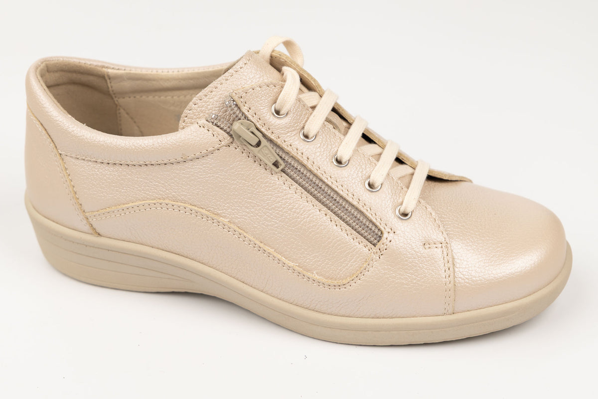 Pantofi damă piele naturală MUVICO 102 Crem