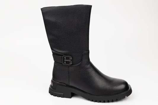 Ghete damă piele naturală FEELING 27-059 N box (35-41)