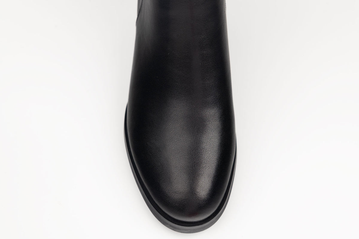 Cizme damă piele naturală BETINA 2562 N box ( pulpe groase) 38-42