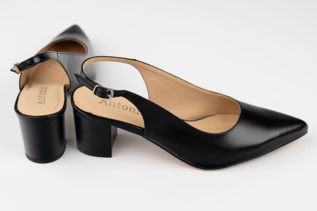 Pantofi damă piele naturală Antonio 4176 N box