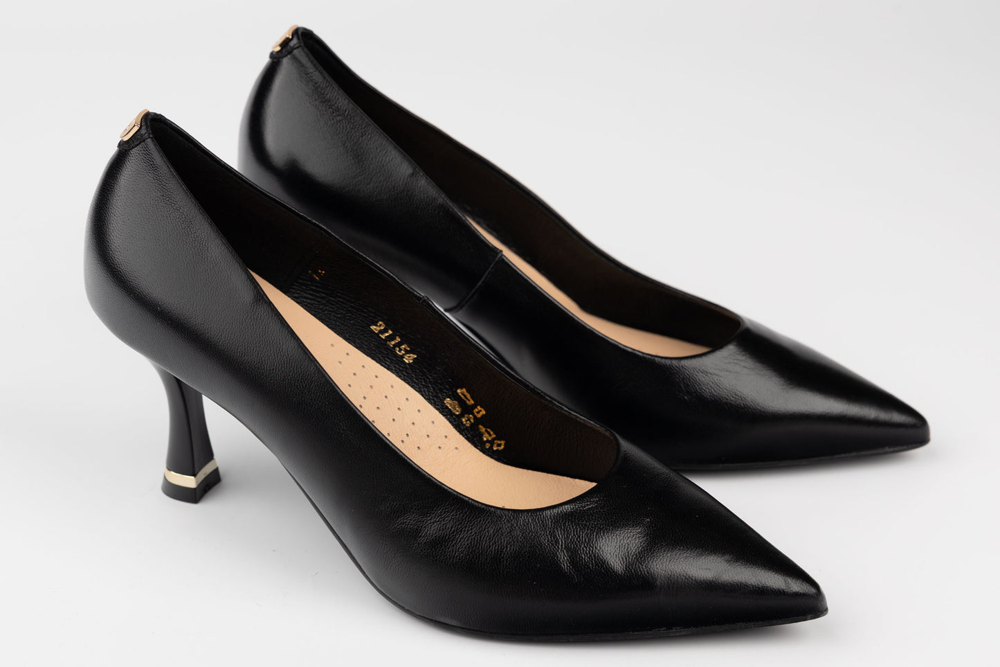 Pantofi damă piele naturală SALA 21154 Negru box