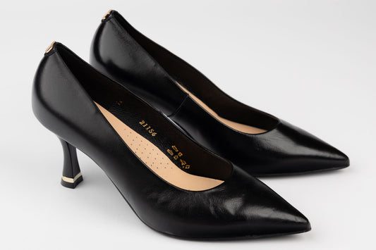 Pantofi damă piele naturală SALA 21154 Negru box