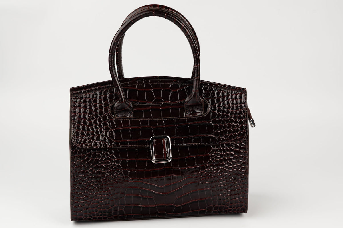 Geantă damă piele naturală FENIX FASHION 9825 Coffe