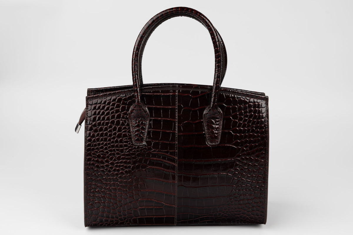 Geantă damă piele naturală FENIX FASHION 9825 Coffe