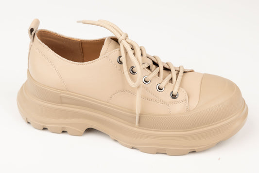 Pantofi damă piele naturală FRANCO GERARDO 6805 Crem