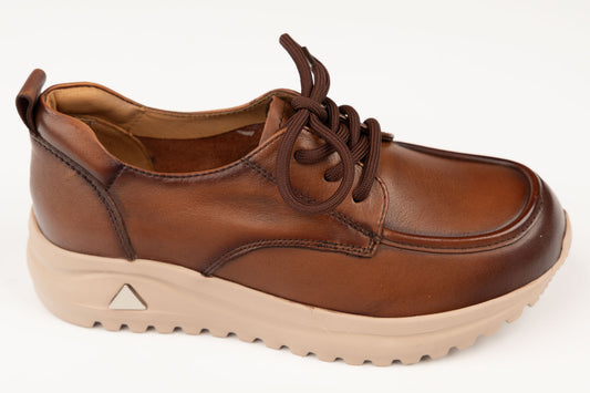 Pantofi damă piele naturală FORMAZIONE 5366 Maro