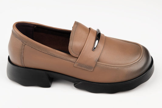 Pantofi damă piele naturală FORMAZIONE 7009 Apricot