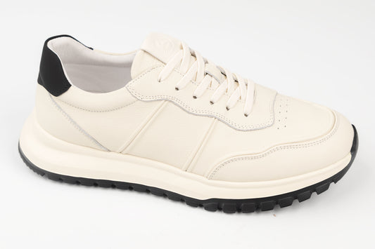 Pantofi bărbați piele naturală casual FRANCO GERARDO 8807 Alb