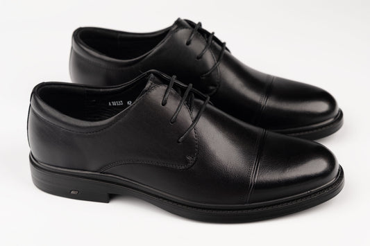 Pantofi bărbați piele naturală MELS 10133 N box
