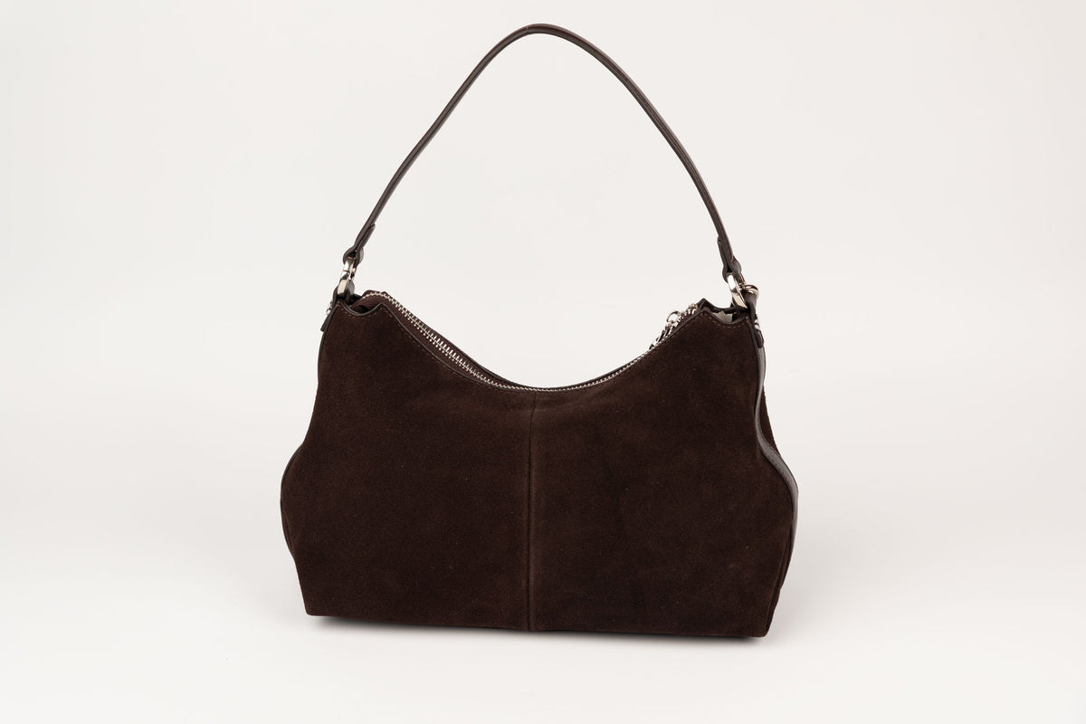 Geanta din piele naturală FENIX FASHION 916 Coffee