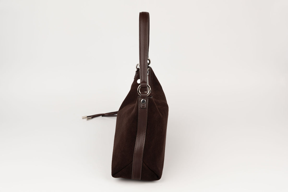 Geanta din piele naturală FENIX FASHION 916 Coffee
