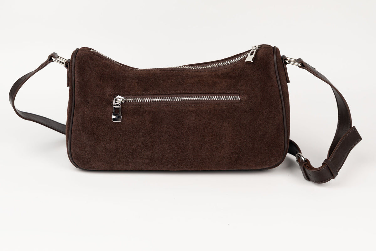 Geanta din piele naturală FENIX FASHION 6075 Coffee