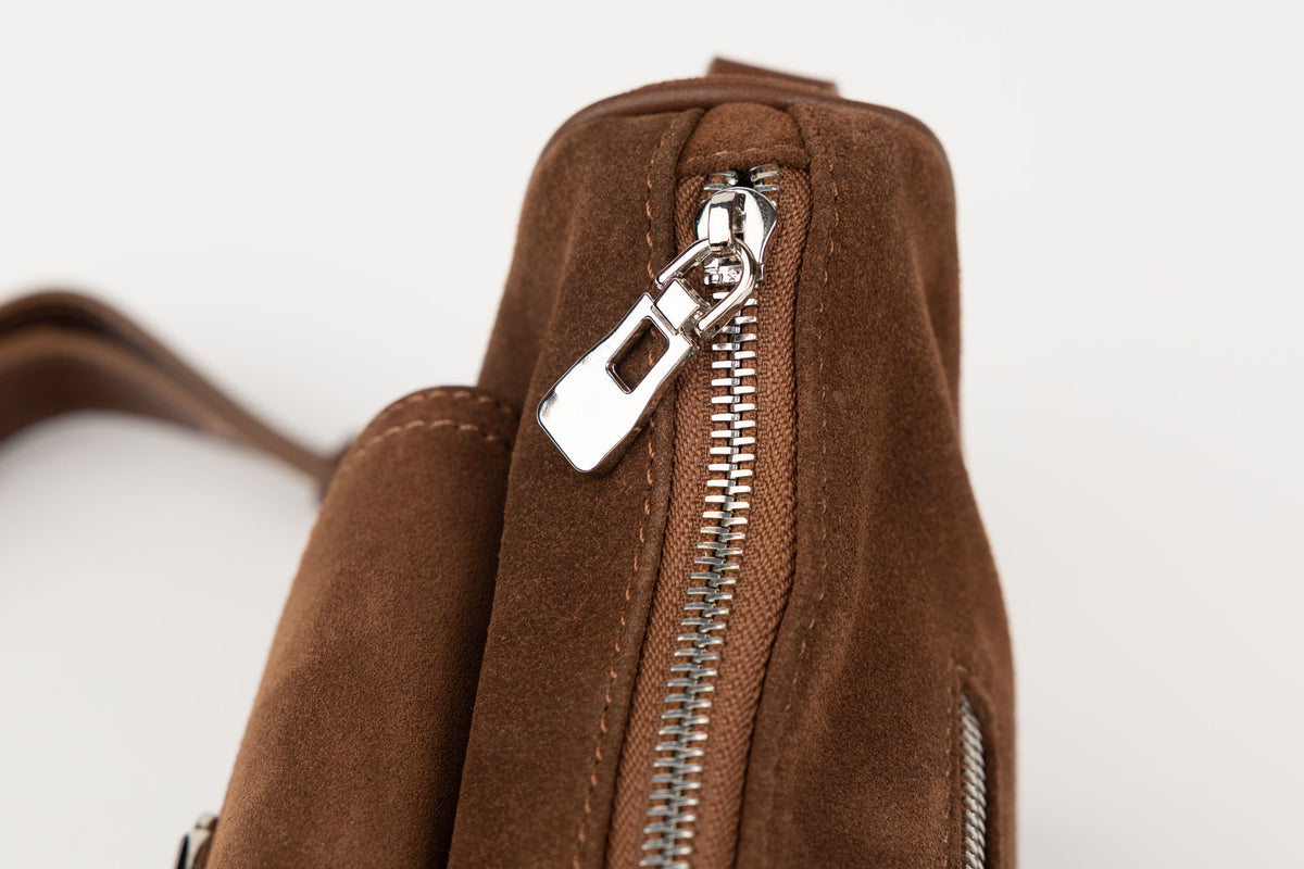 Geanta din piele naturală FENIX FASHION 6075 Camel