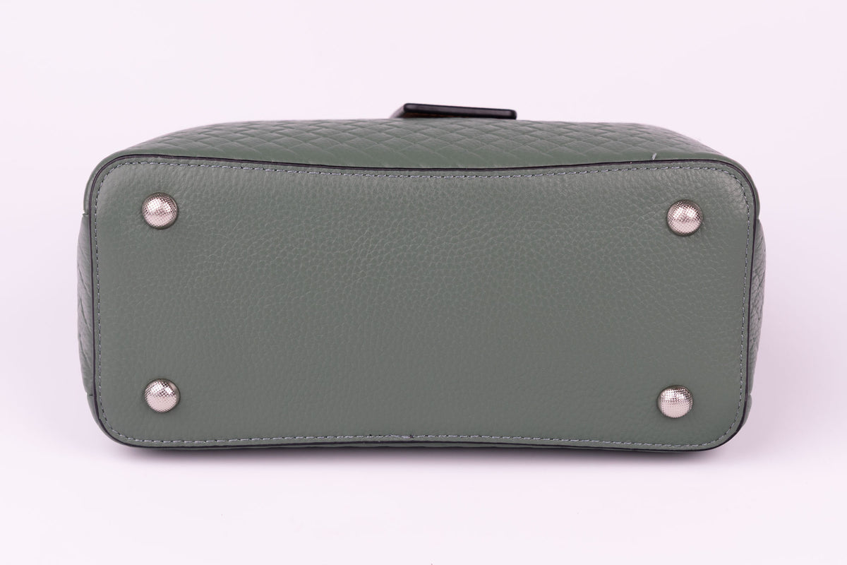 Geanta din piele naturală FENIX FASHION 8727 Grey
