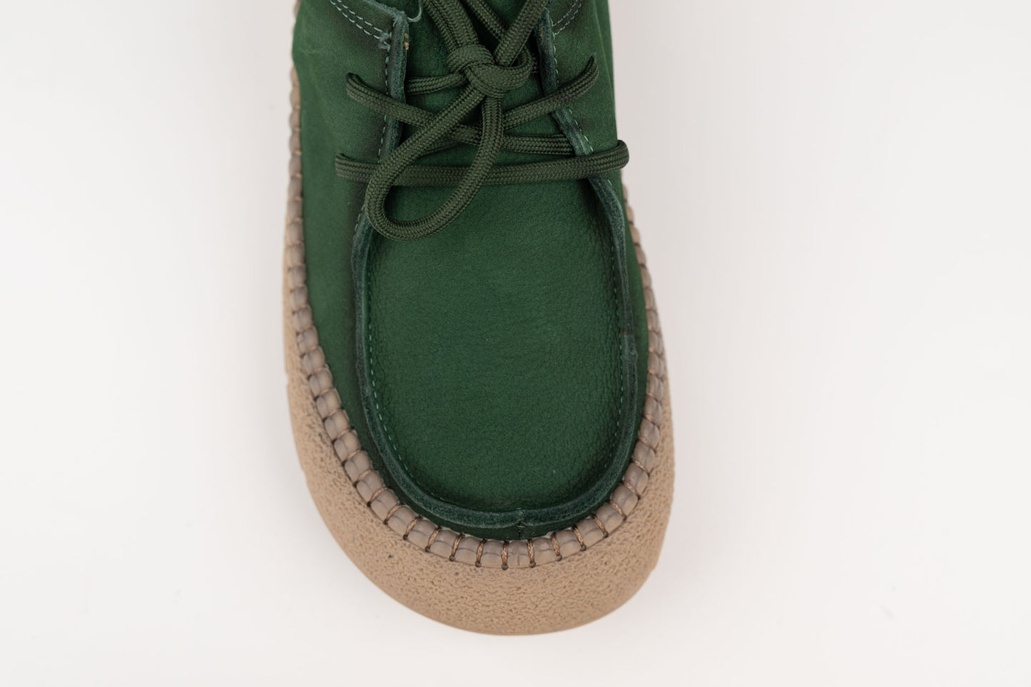 Pantofi din piele naturală barefoot FORMAZIONE 5169 Verde