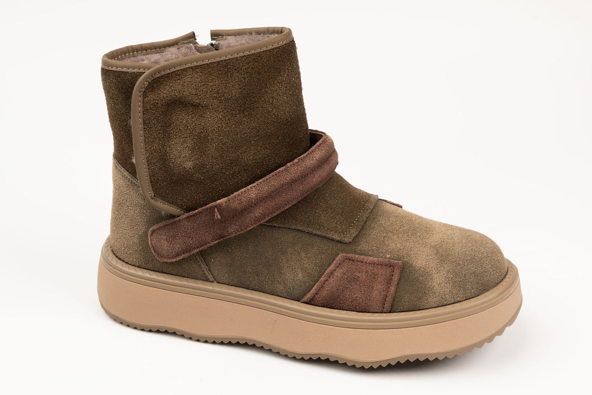 Ghete damă piele naturală FRANCO GERARDO 5563 Verde