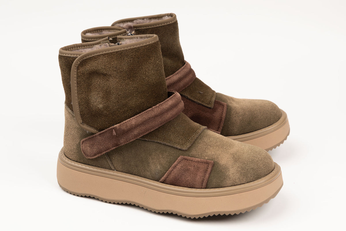Ghete damă piele naturală FRANCO GERARDO 5563 Verde