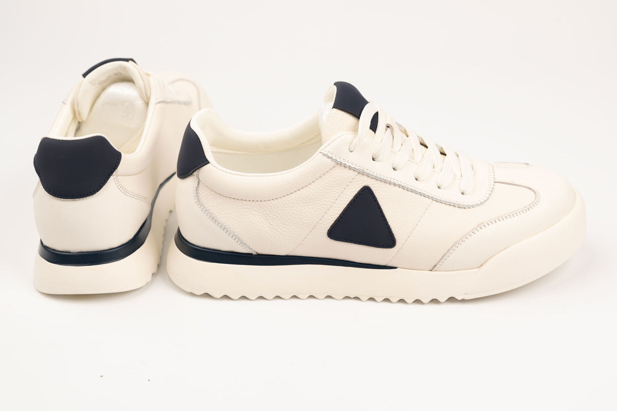 Pantofi bărbați casual piele naturală FRANCO GERARDO 5327 Alb blue