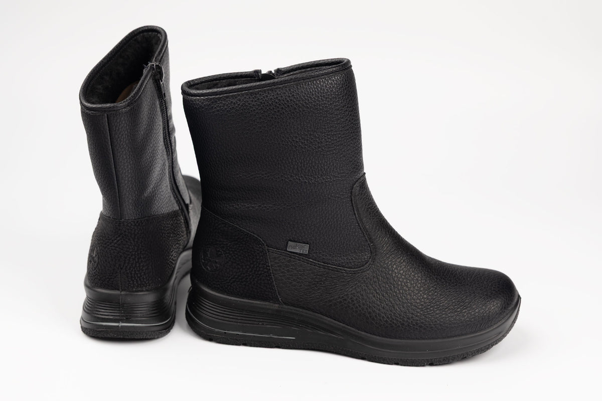 Ghete dama piele naturală RIEKER 7760-00 N (36-42)