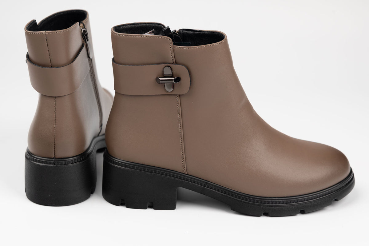 Ghete damă piele naturală FORMAZIONE 3713 Apricot