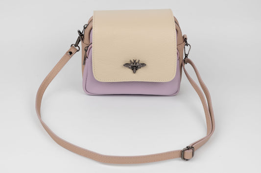 Geanta din piele naturală FENIX FASHION 23317 Roz
