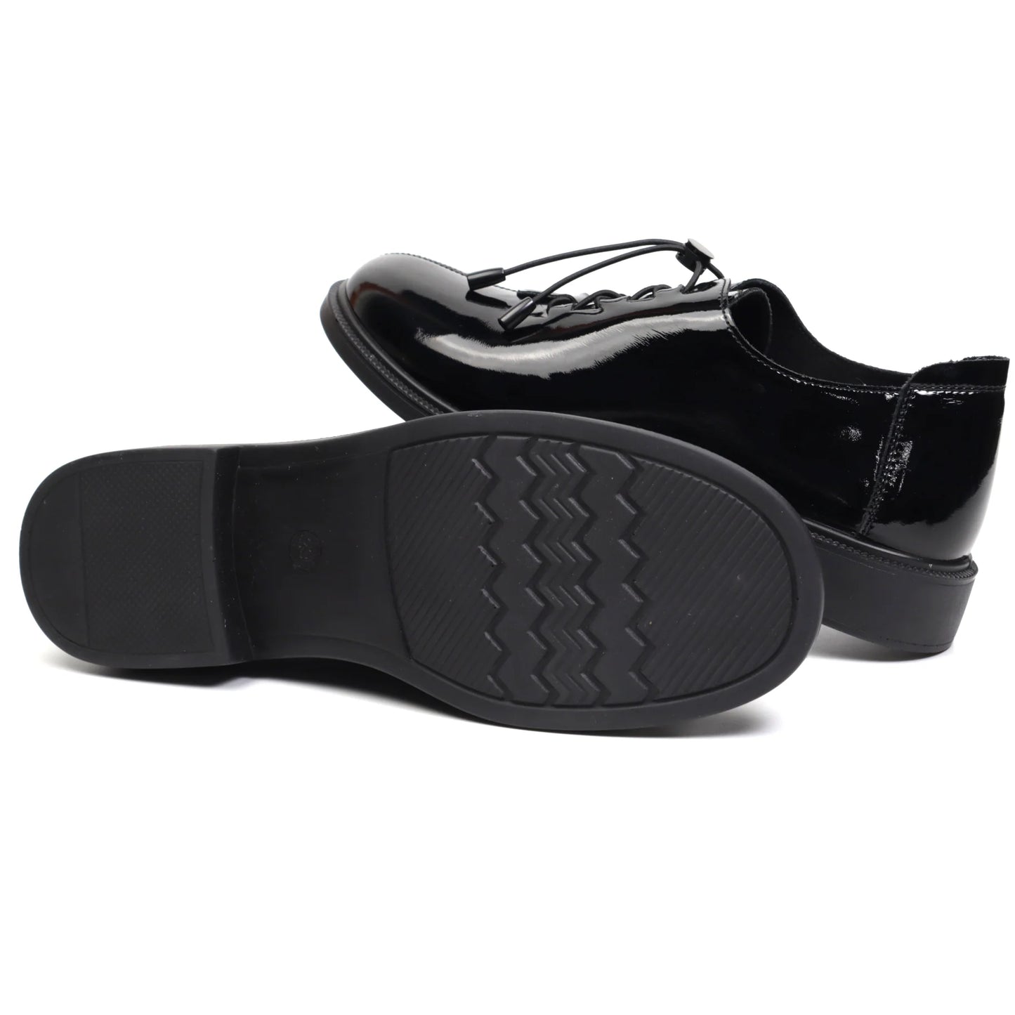 Women's casual shoes natural leather FORMAZIONE G16 black