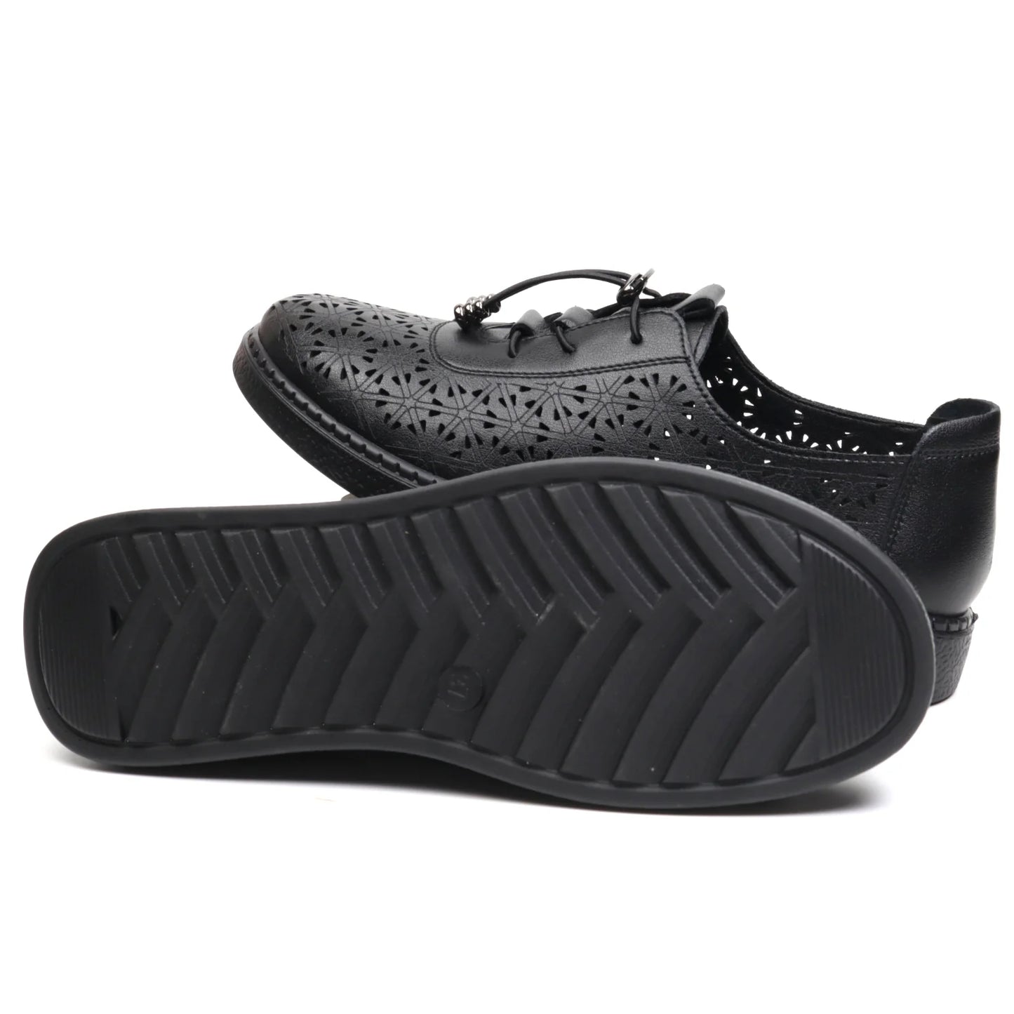 Pantofi dama casual piele naturala FORMAZIONE 5910 negru