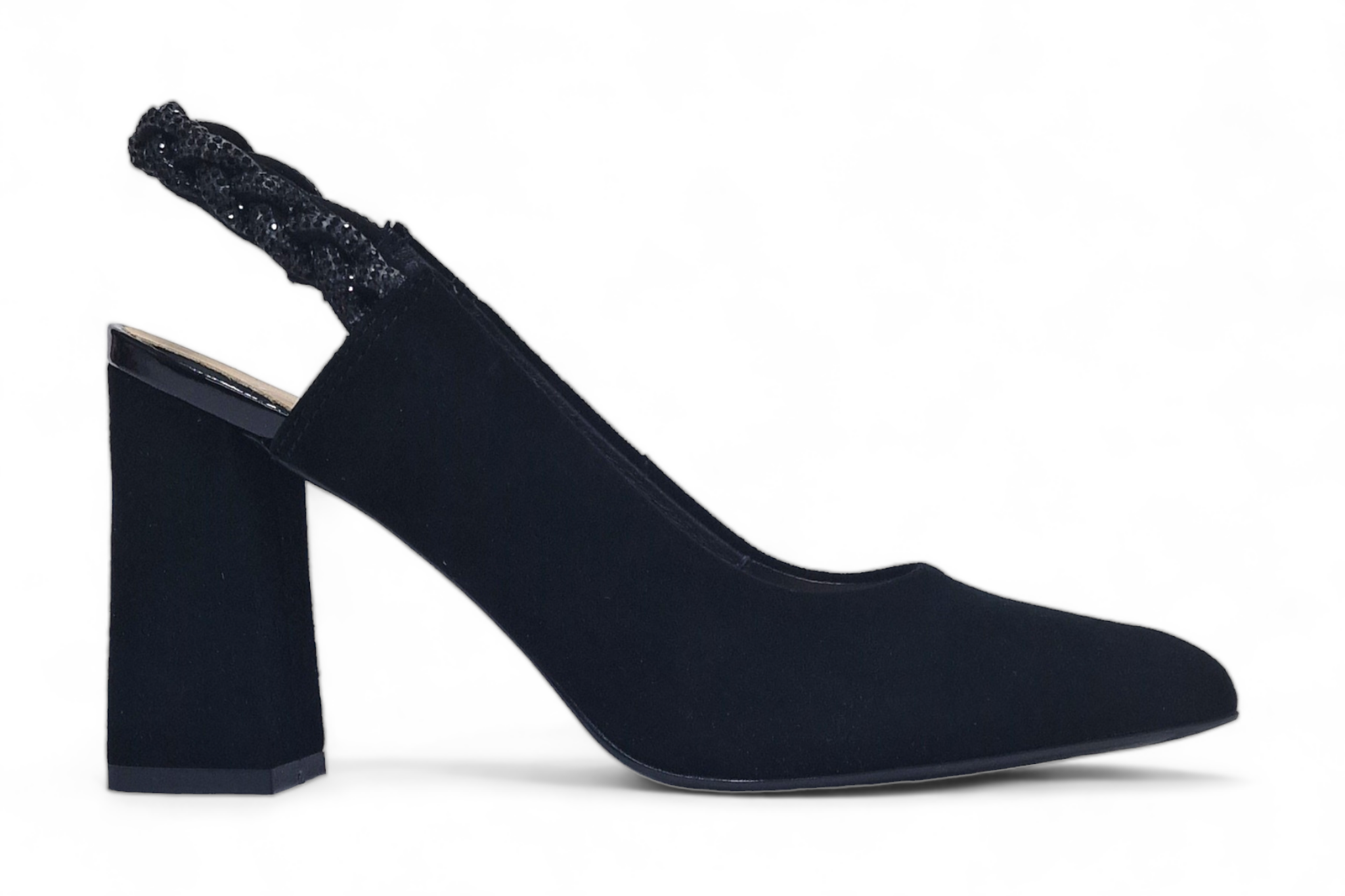 Pantofi dama eleganti piele naturala SALA dec 9954 negru velur