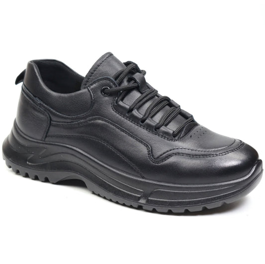 Pantofi dama casual piele naturala FORMAZIONE 503 Negru
