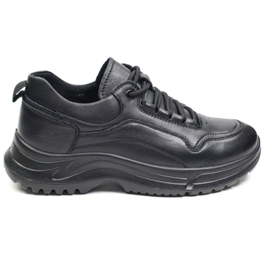 Pantofi dama casual piele naturala FORMAZIONE 503 Negru