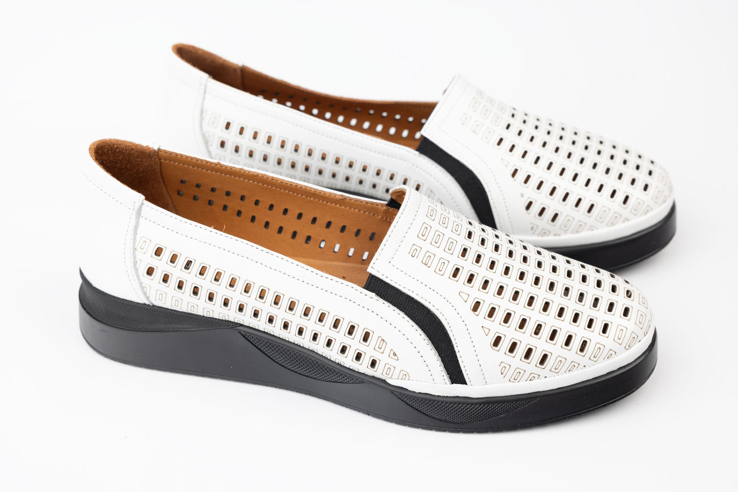 Pantofi dama piele naturală ortopedic LSD 93 Alb