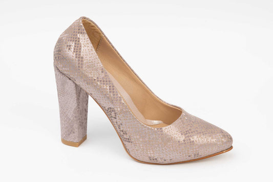 Pantofi dama eleganti piele naturala LARISA Sorana Sarpe capuccino