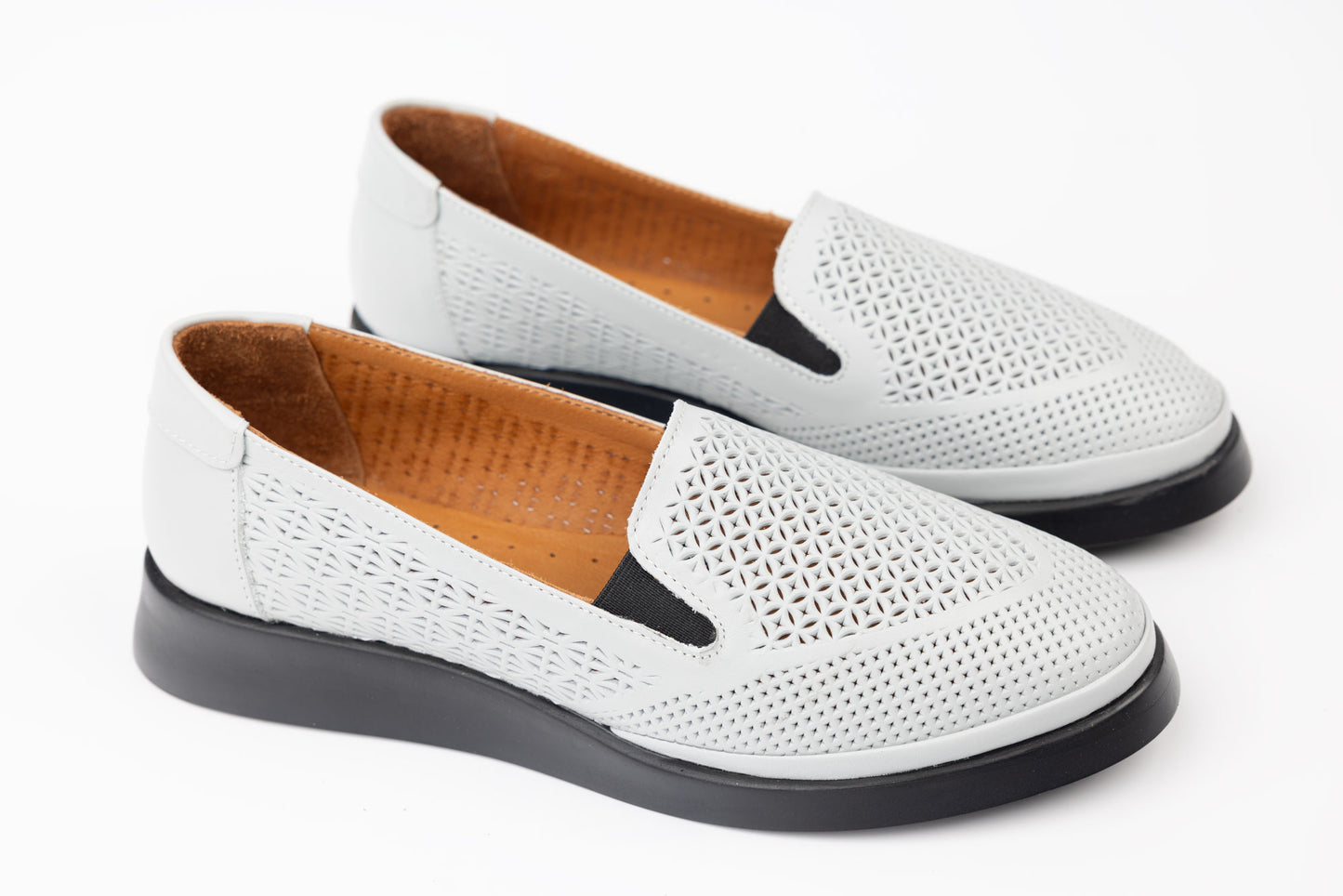 Pantofi dama piele naturală ortopedic LSD 89 Gri