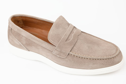 Pantofi barbati piele naturală întoarsă DOGATI 464 Vizon vel