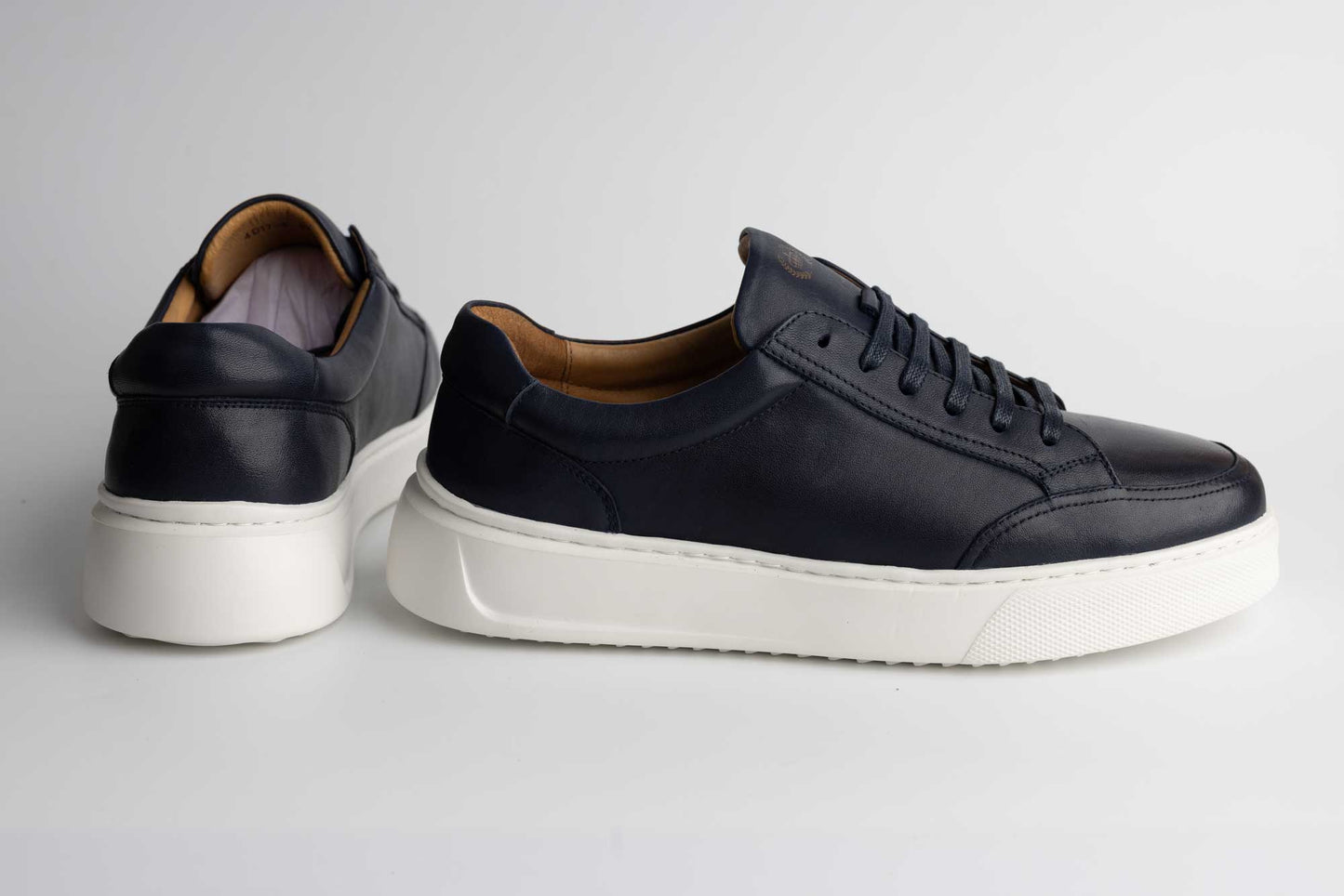 Pantofi barbati piele naturala casual FRANCO GERARDO sport 17-4 Bleu