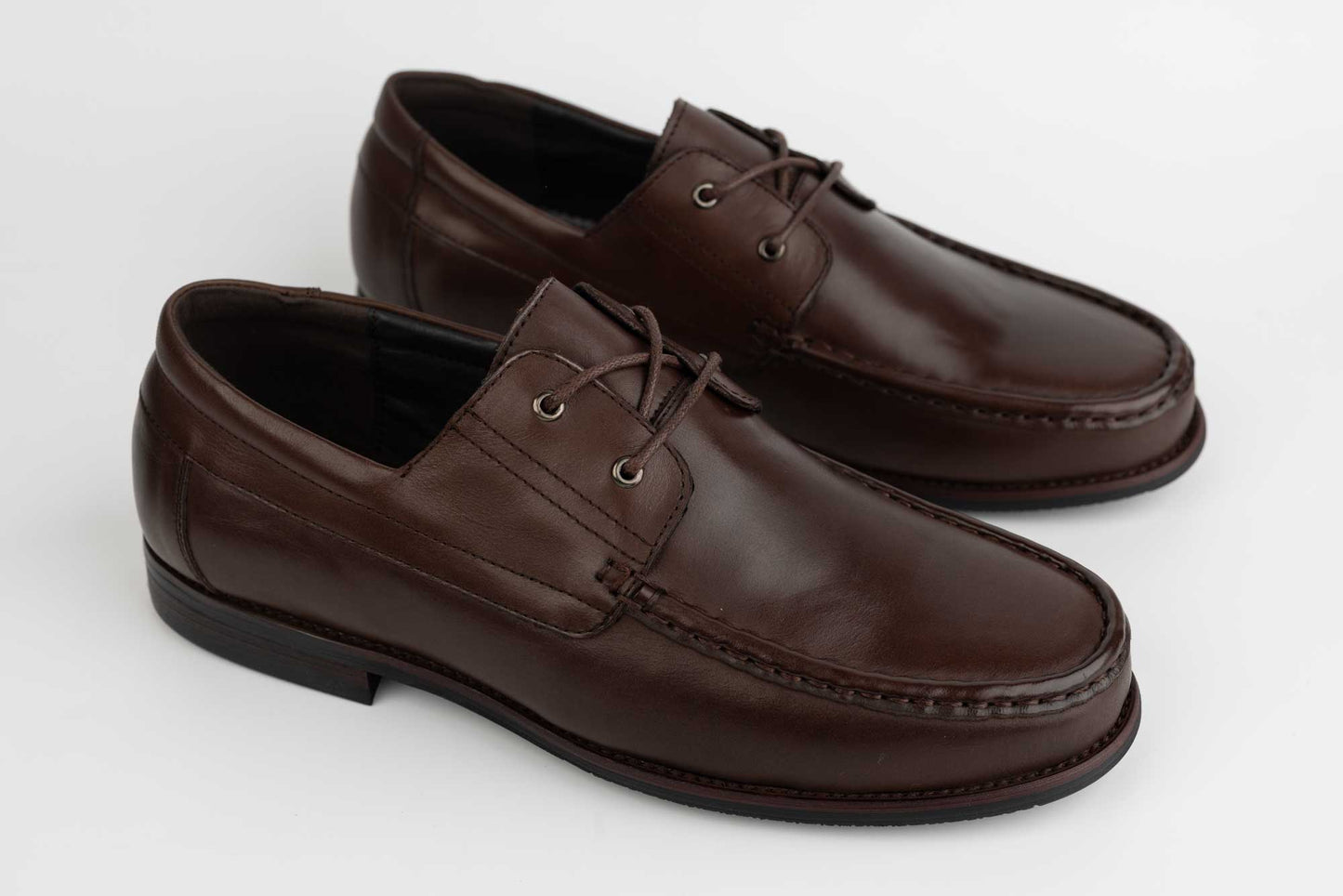 Pantofi barbati casual pielem naturala ELDEMAS 744-311 Maro