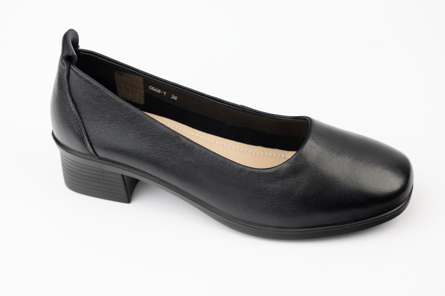 Women's genuine leather shoes BETINA 0668-1 N box