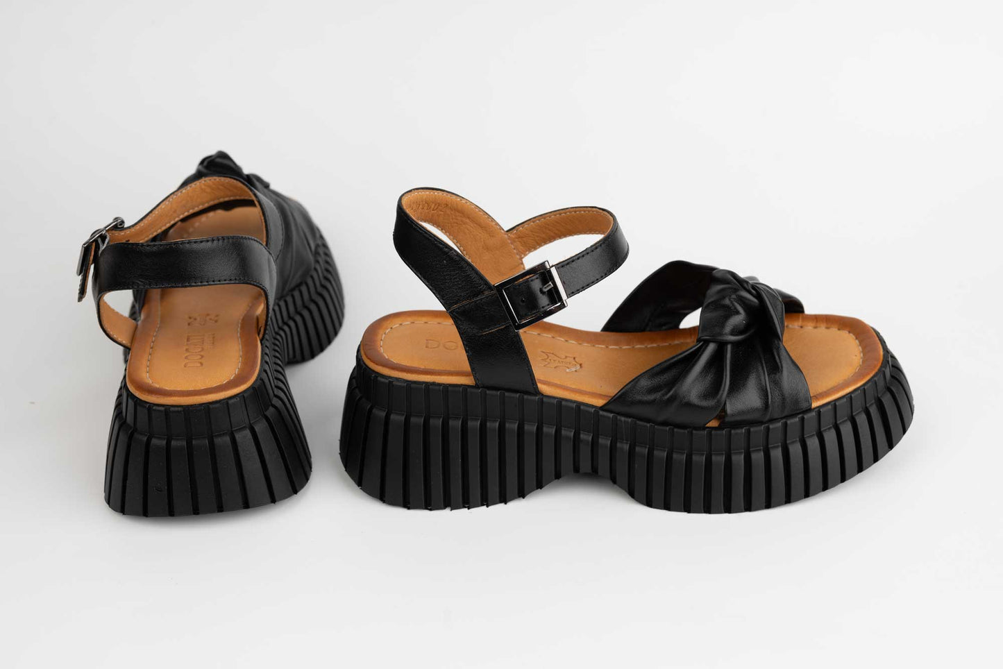 Women's casual natural leather sandals DOGATI 10657 N