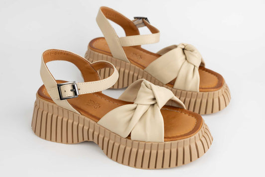 Sandale dama piele naturala casual DOGATI 10657 Bej