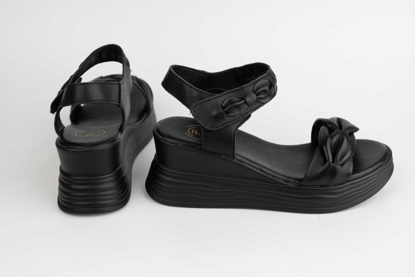 Women's casual natural leather sandals FORMAZIONE 8702 N