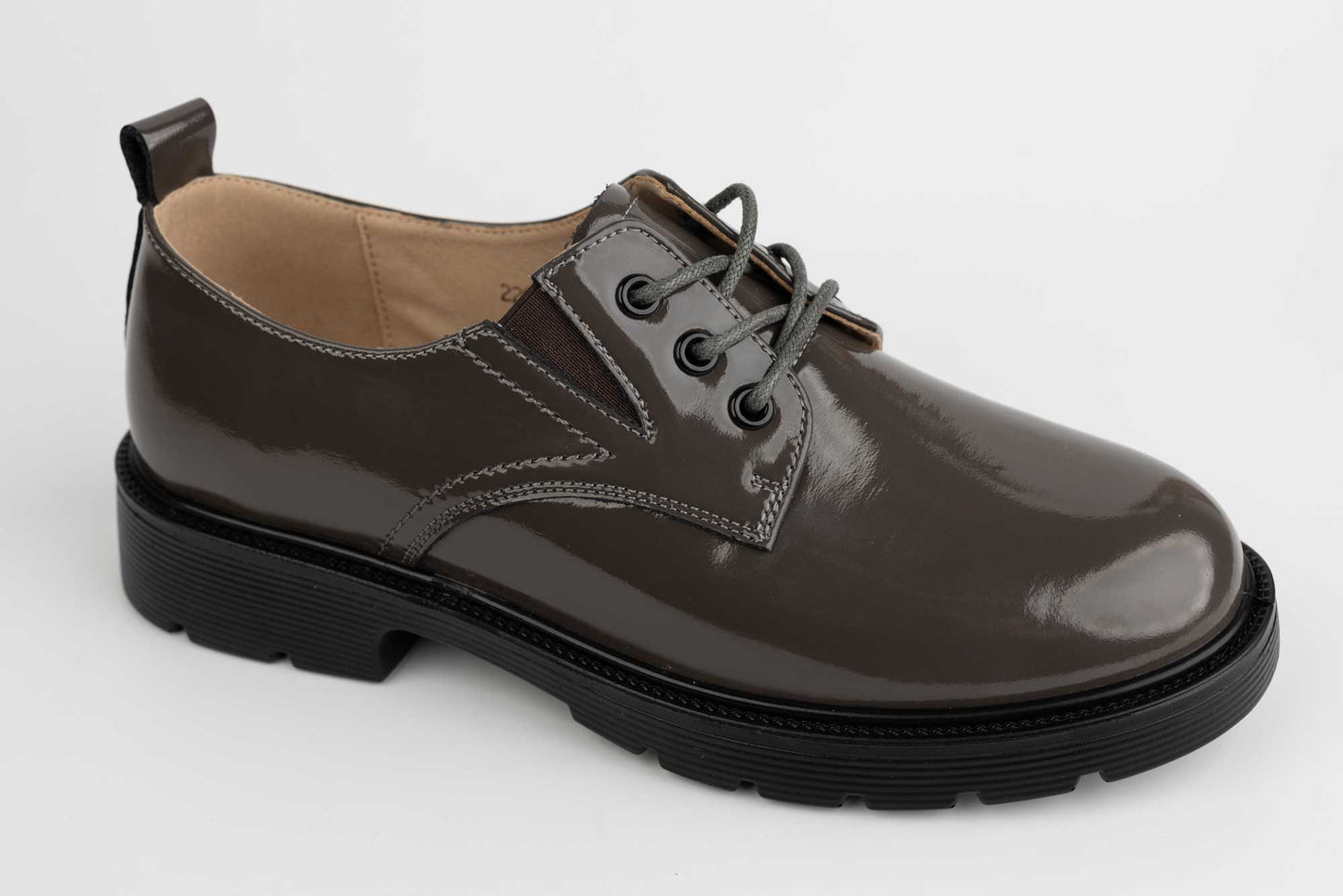 Women's shoes natural leather FORMAZIONE 220722 Grey lacquer