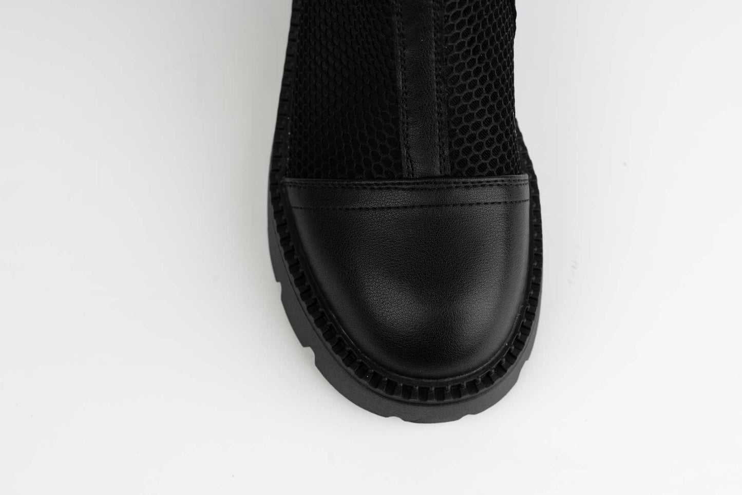 Women's casual boots, genuine leather FORMAZIONE 220-10 N, mesh