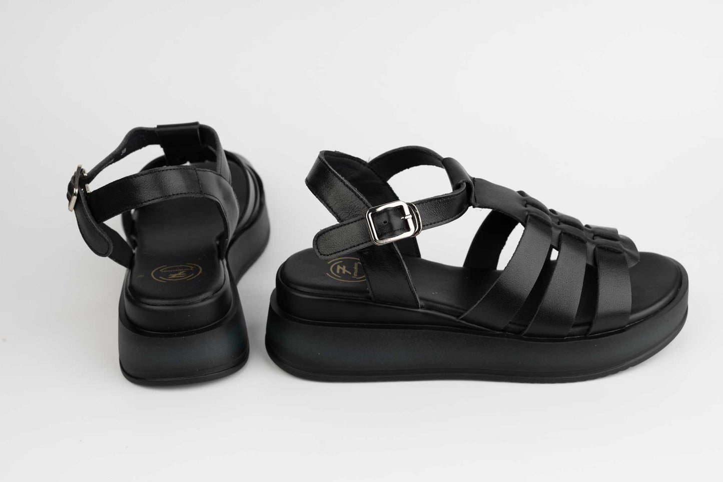 Women's sandals made of genuine leather FORMAZIONE 20295 N