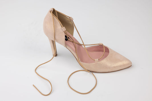 Pantofi damă piele naturală AUTHENTIC M 126 Ant Roze