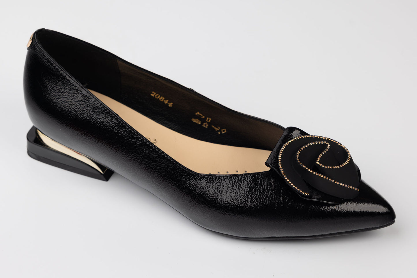 Pantofi damă piele naturală SALA 20844 N lac