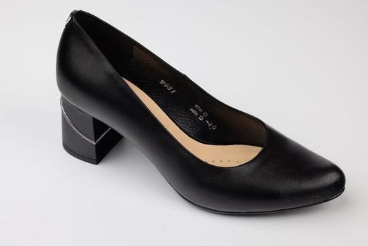 Pantofi damă piele naturală SALA 9931 N box