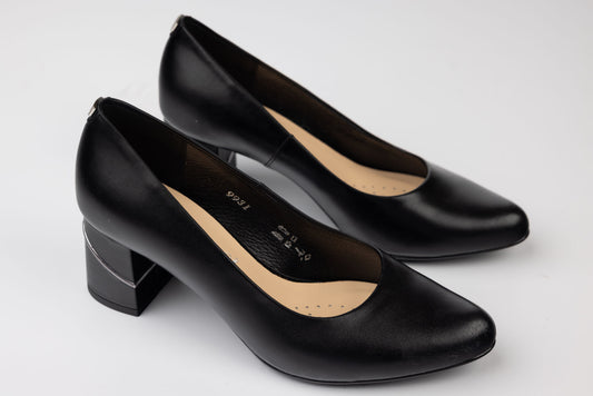Pantofi damă piele naturală SALA 9931 N box